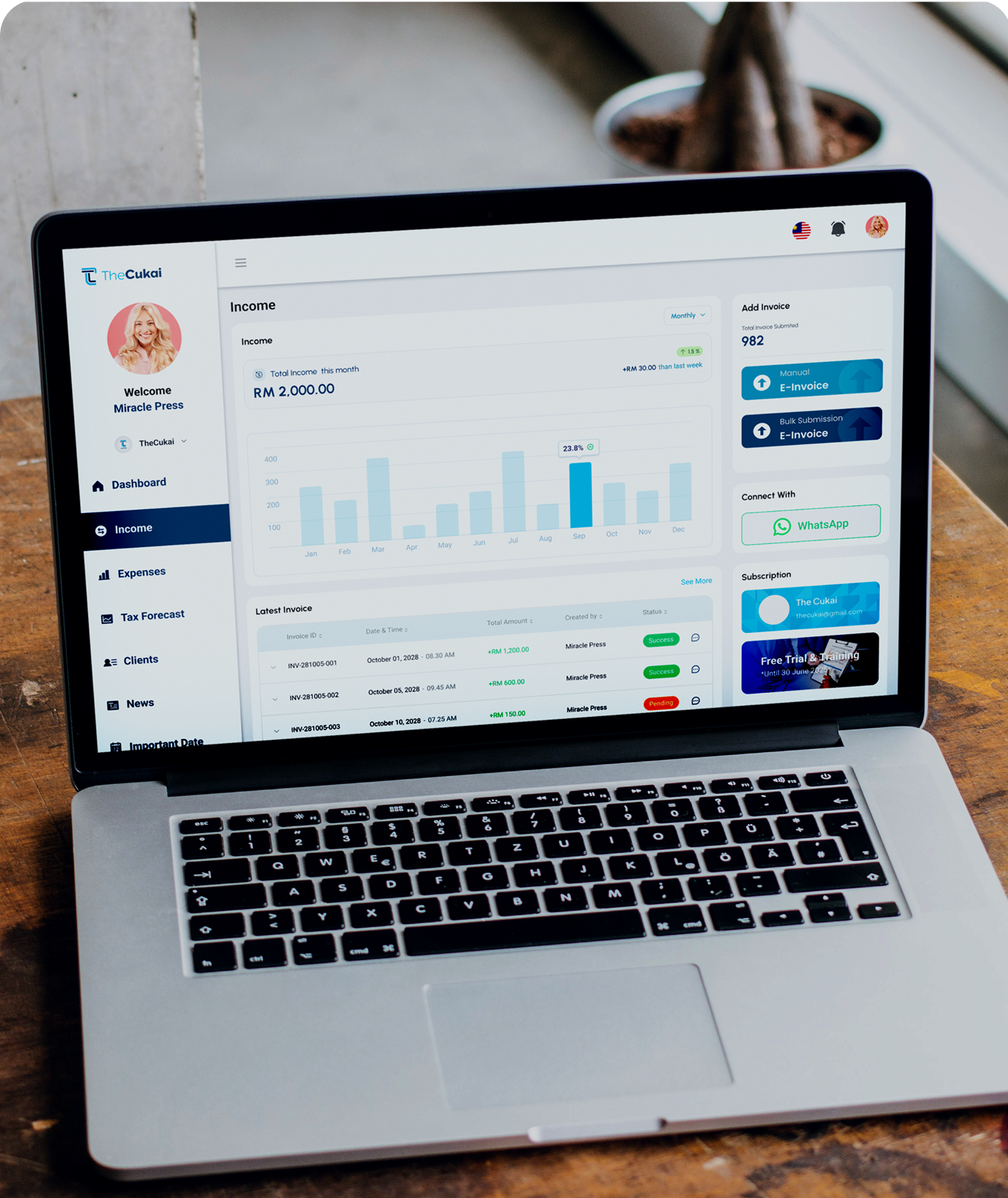 Free E-Invoicing API Integration